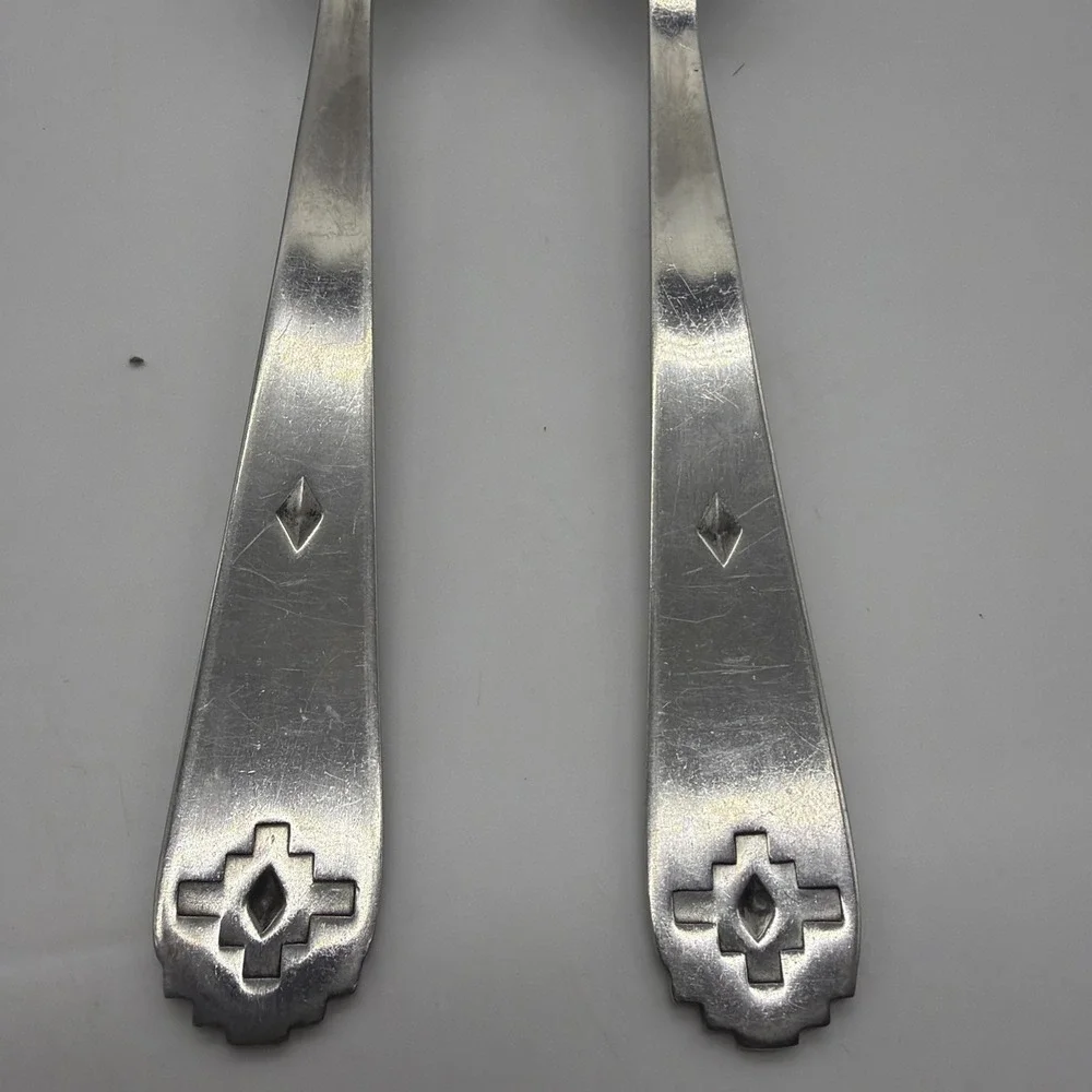 Zia International INSZIA1 Dinner Fork 1847 Rogers Brothers Stainless Steel 2 Lot
